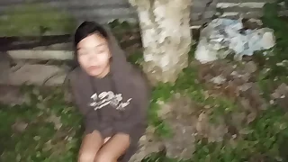 Feeding and shaving young vagrants Asian street bird do research finding her from dirty brig   she with the help my stepmother's eyeglasses